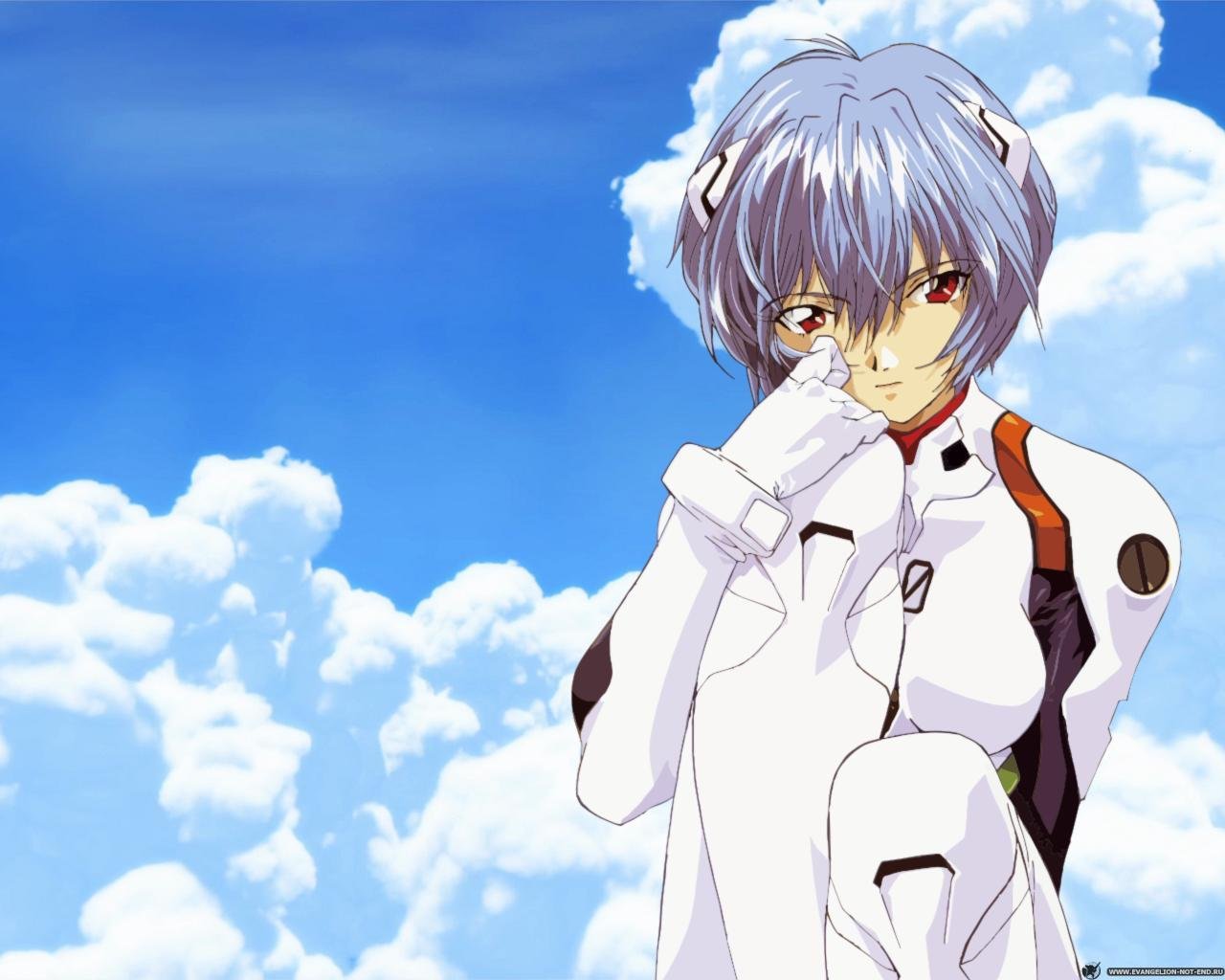 Рей на фоне неба - Wallpapers - Evangelion Not End | Форум