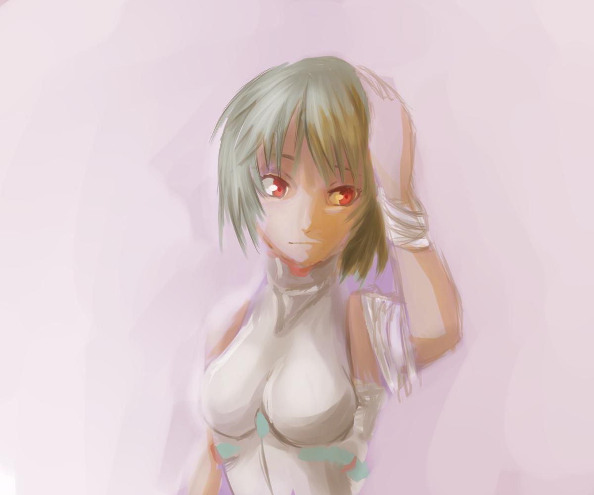 anime paint practice   Rei ayanami By nexxd d600g1z