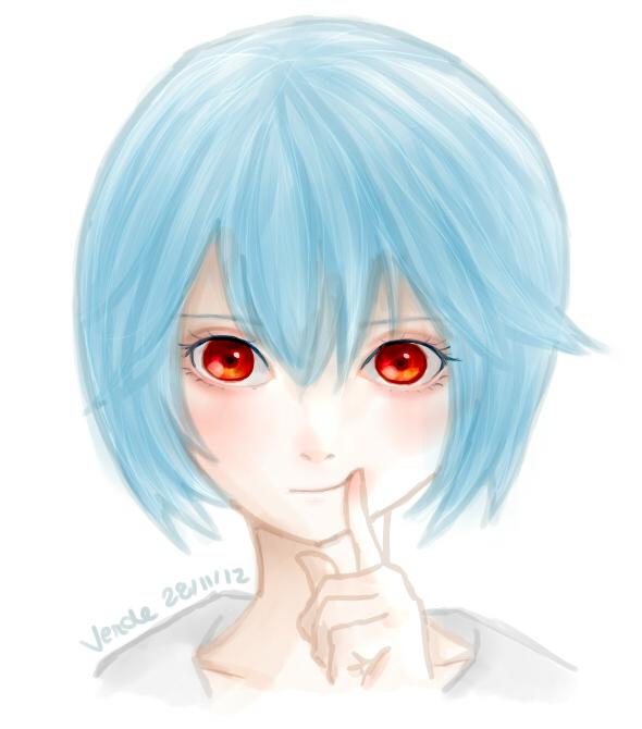 ayanami Rei trying To smile By jasminverde d5mjrdk