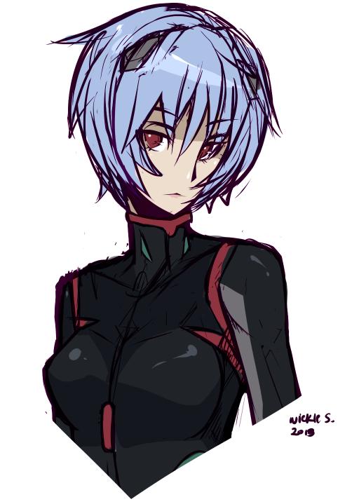 Rei ayanami sketch By wicklesmack d5t35zg