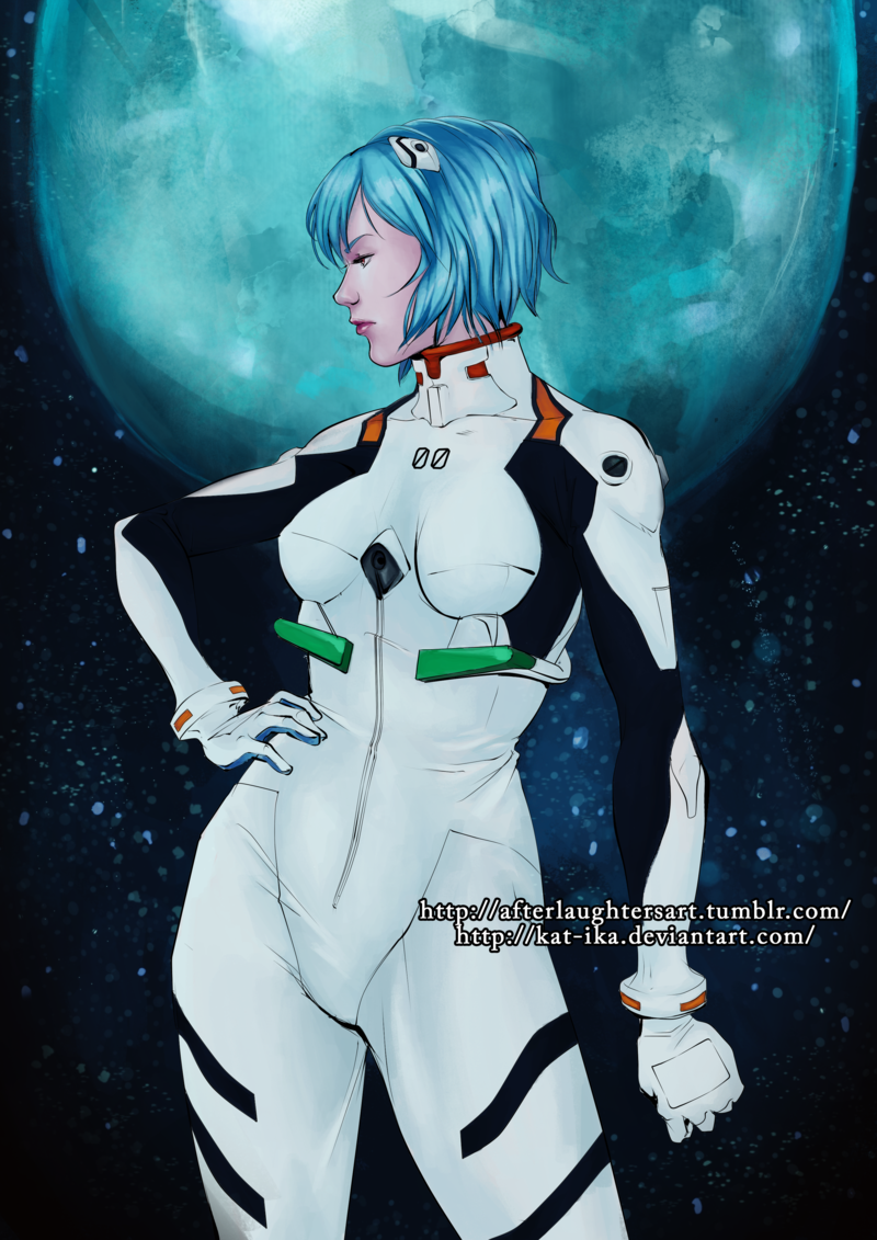 Rei ayanami  collaboration  By Kat Ika d94grrg
