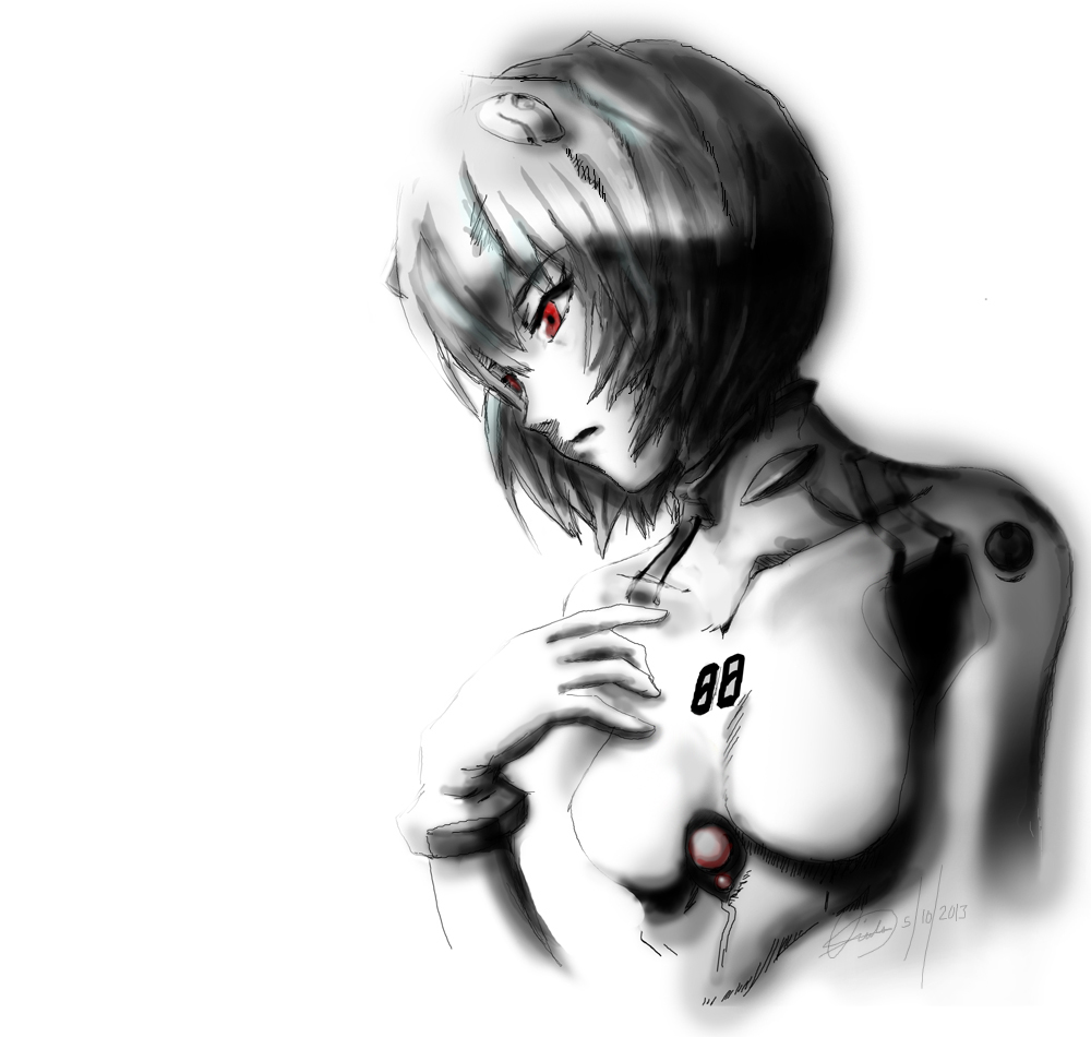 Rei ayanami mouse Art By visualinfinity d64qqvw