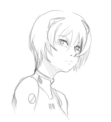 another Rei sketch By honey lace d9dd0yb