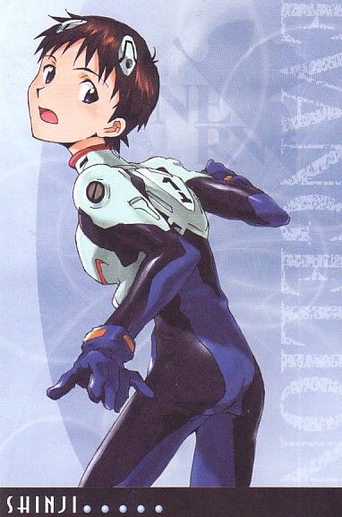 Evangelion 2 Official Post Card   Shinji
