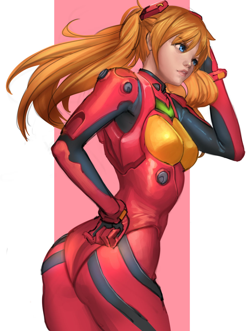 Asuka langley doodle By doghateburger d8fuff7