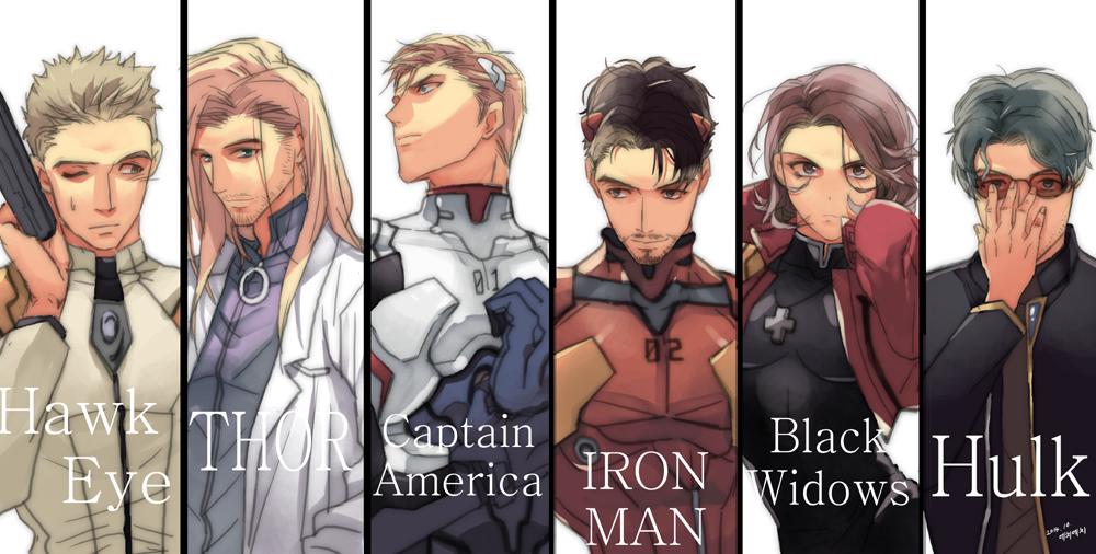 Evangelion Avengers By HH