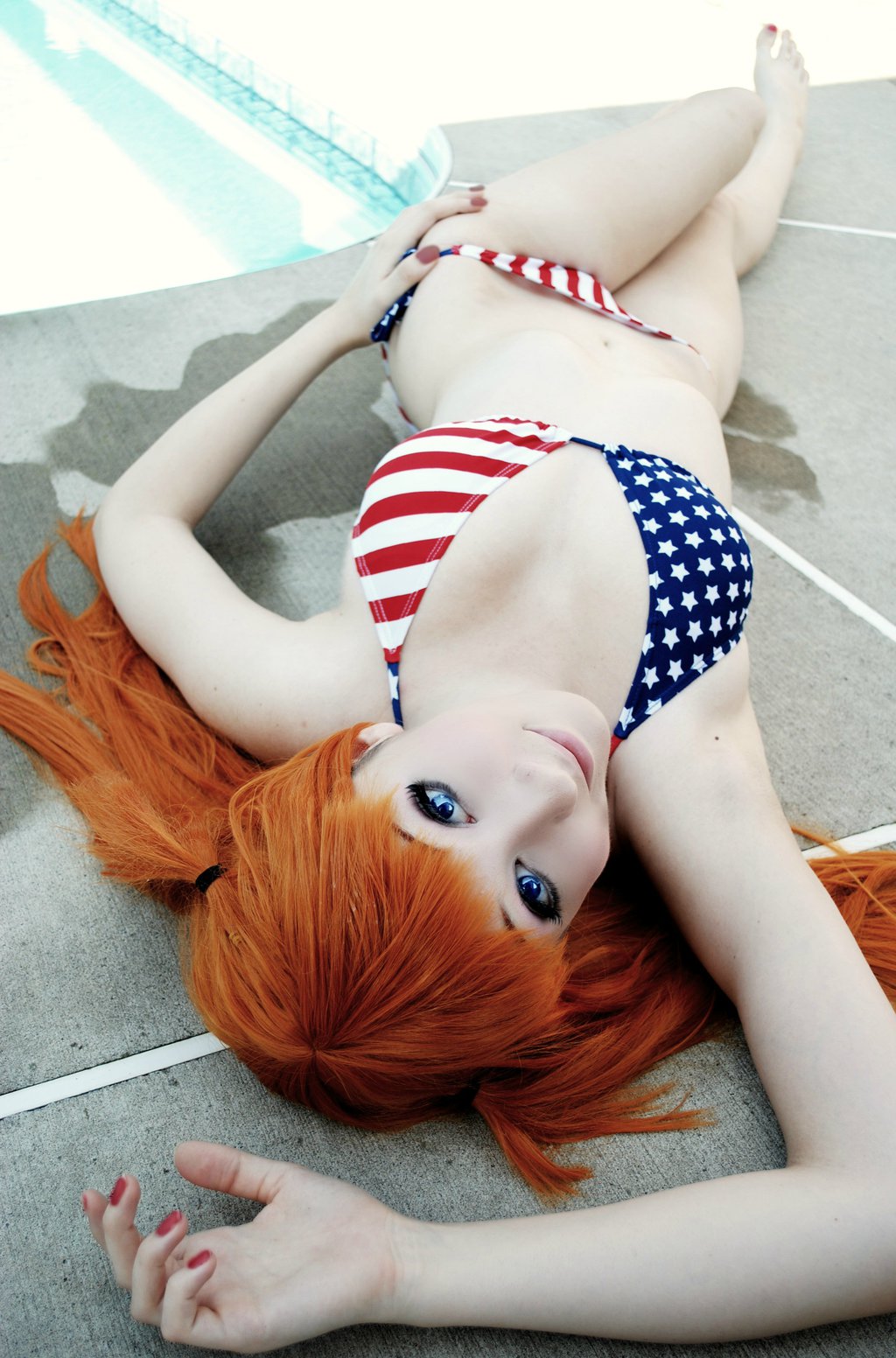 evangelion  poolside asuka By tipsy G d6eox2b