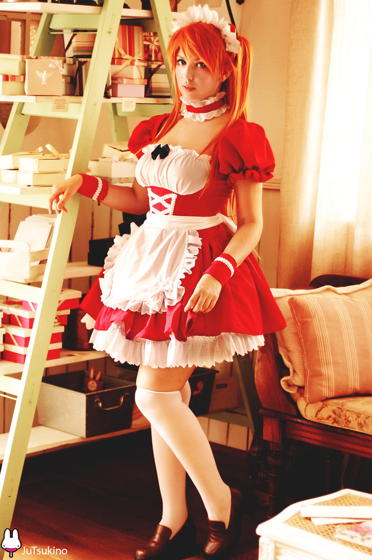 Asuka Langley - maid version by JuTsukinoOfficial