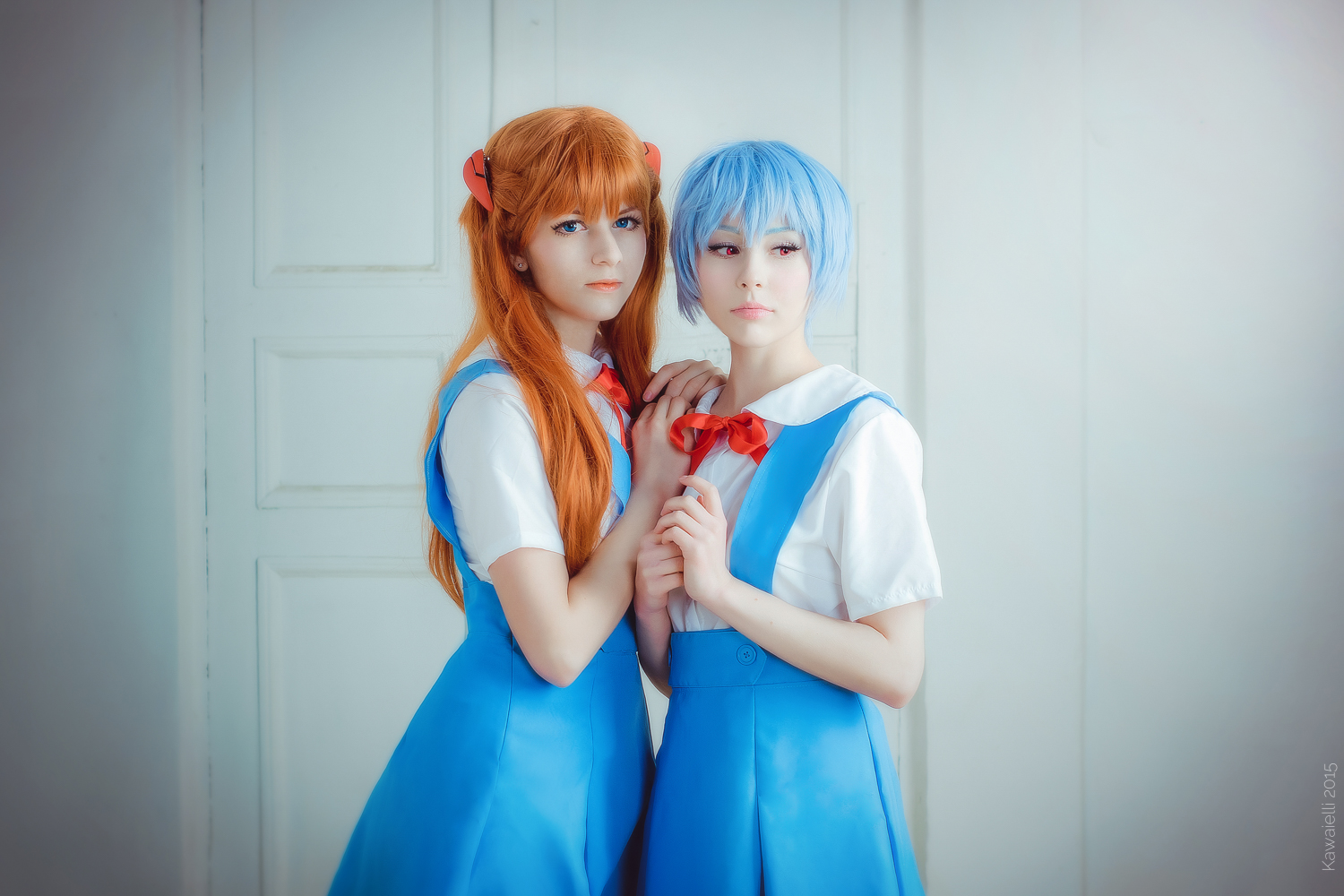 asuka And Rei cosplay By kawaielli