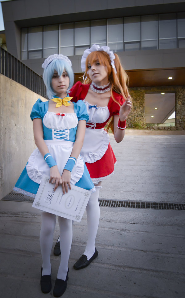 Evangelion Maid Version by MiahObsession