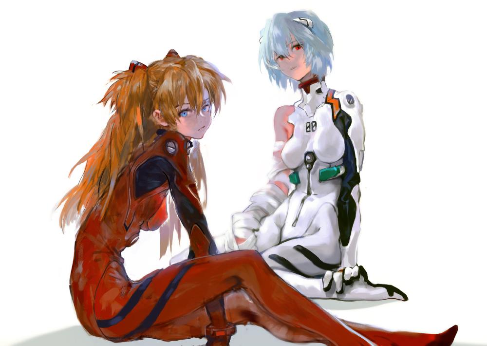 Asuka&Rei by woodendolphin