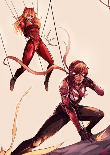 My commission  mari Vs asuka By ronin gh0st d9xmd0z