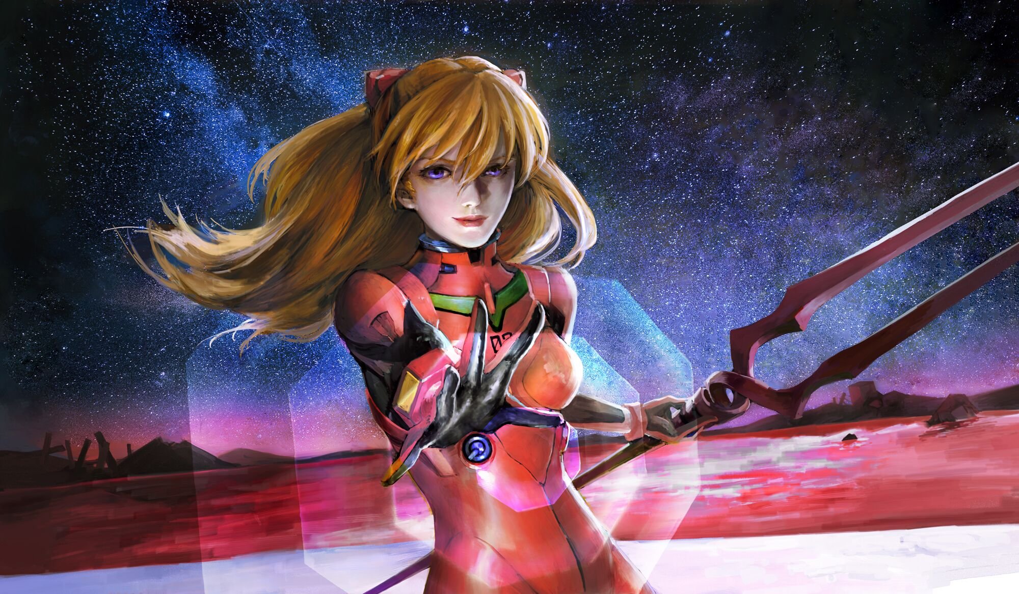 yande.re 453956 bodysuit neon_genesis_evangelion souryuu_asuka_langley tagme weapon