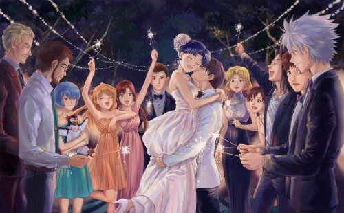 Misato's wedding by Daisy