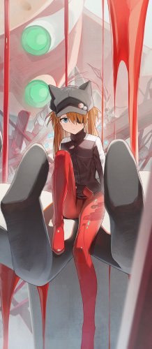 __souryuu_asuka_langley_and_eva_02_neon_genesis_evangelion_and_2_more_drawn_by_hidulume__81234a7e0ed33a8cafefcf76df743a03