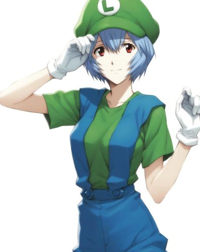 Rei Ayanami Mario by AIGelion