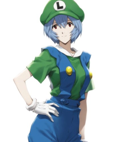 Rei Ayanami Mario by AIGelion