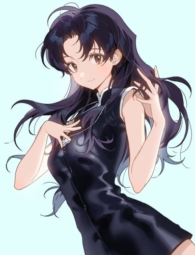 katsuragi_misato_neon_genesis_evangelion_drawn_by_seoji